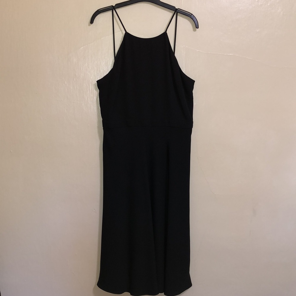 NWT J. Crew Halter Crepe Special Occasion Dress - Women's 10 - Black